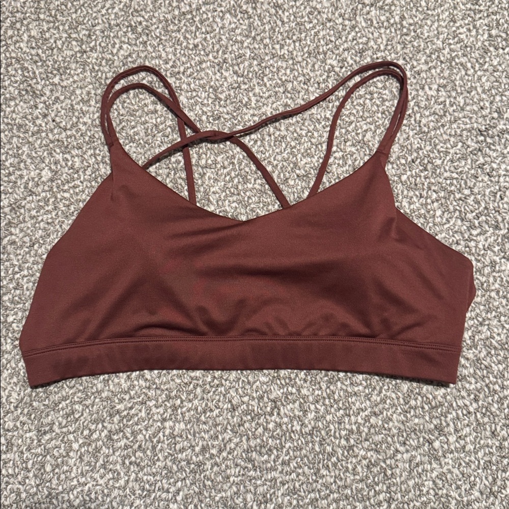 Old Navy Brown Strappy Sports Bra